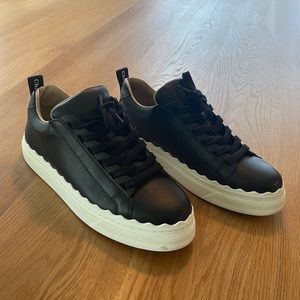 Chloe Black Lauren Sneakers